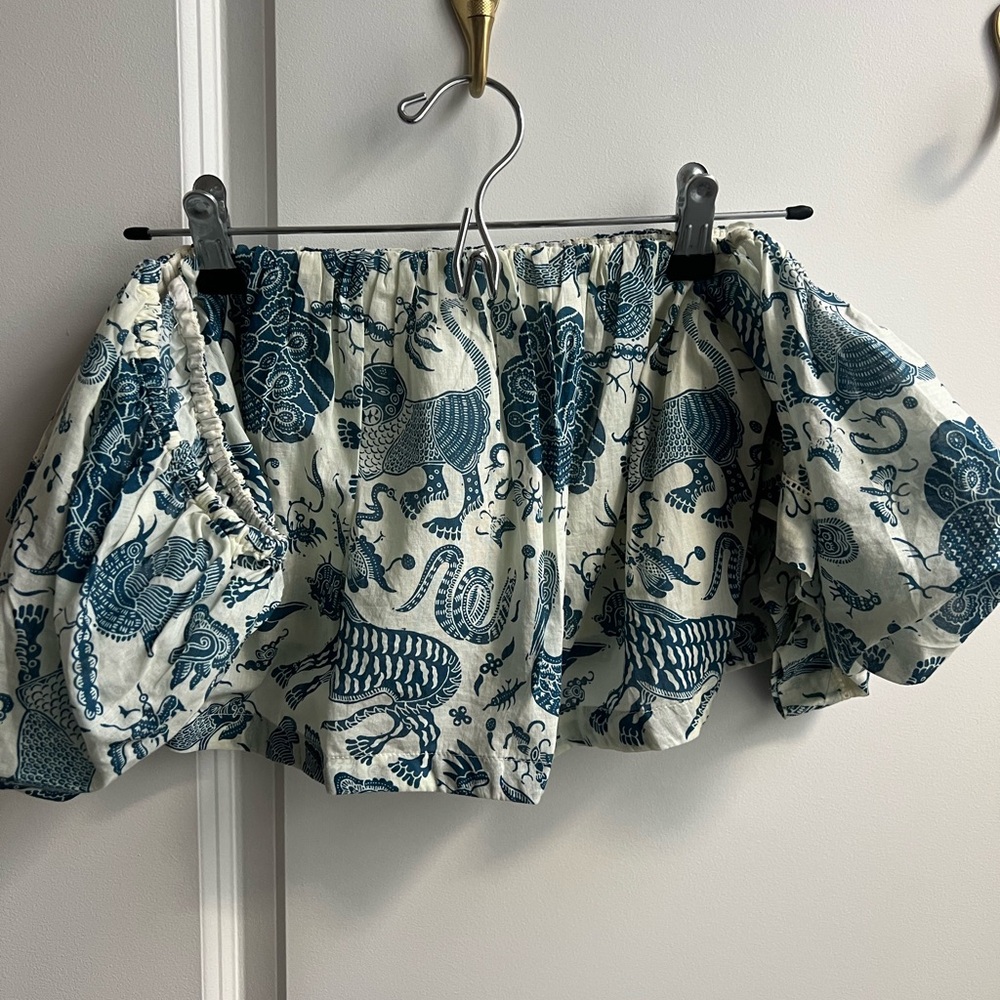 Rhode off shoulder crop top
